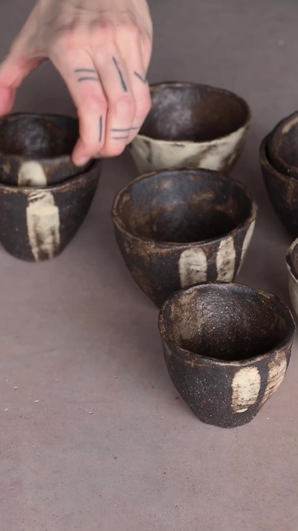 tasses à café artisanales en céramique
